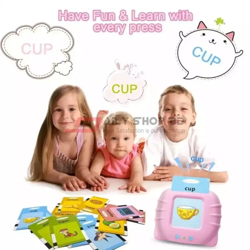 Talking Flash Cards Audio Books Flashcards for Learn English Words Study Toys Game - Image 2