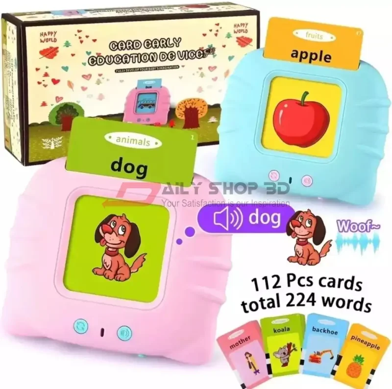 Talking Flash Cards Audio Books Flashcards for Learn English Words Study Toys Game - Image 6