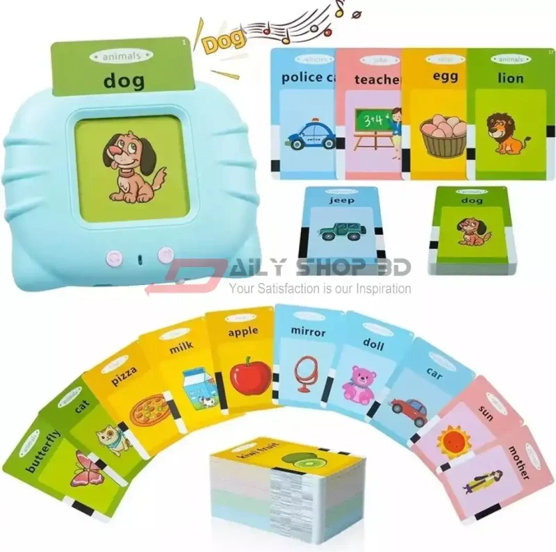 Talking Flash Cards Audio Books Flashcards for Learn English Words Study Toys Game - Image 3