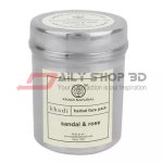 Khadi Natural Sandal & Rose Herbal Face Pack (50gm)