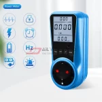 Digital Electricity Cost + Consumption + Voltage + Usage Time Meter | AC Power Two Pin Socket Analyzer