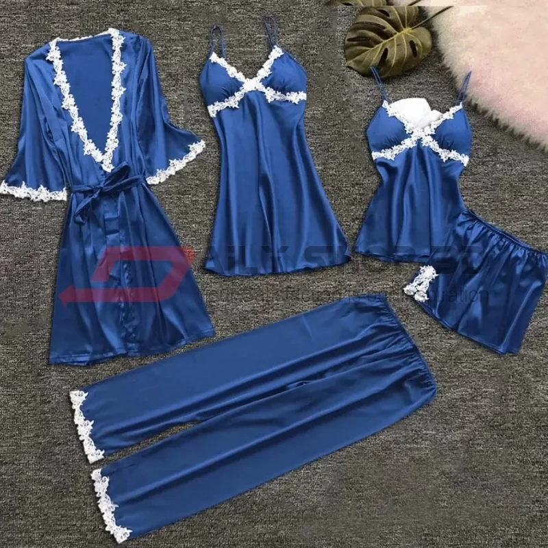 Exotic 5 Pcs Night Wear - Image 5