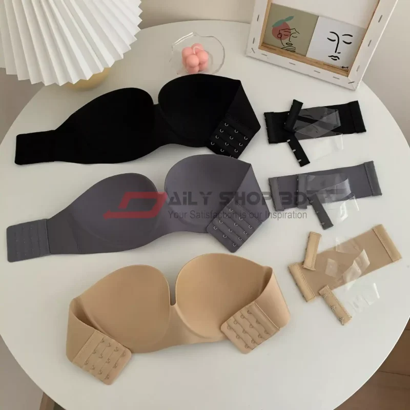 Silicone very sexy push up bra with Belt - Image 4